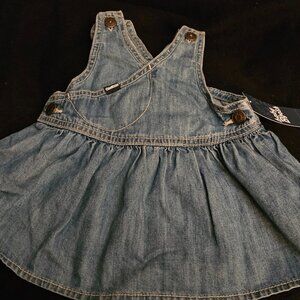 Oshkosh Baby B'gosh Vintage Inspired Denim Jumper Dress